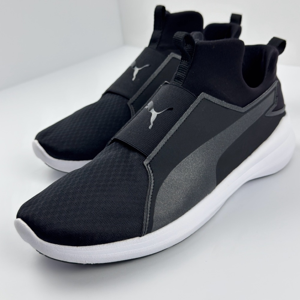 Puma Black and White Athletic Sneakers